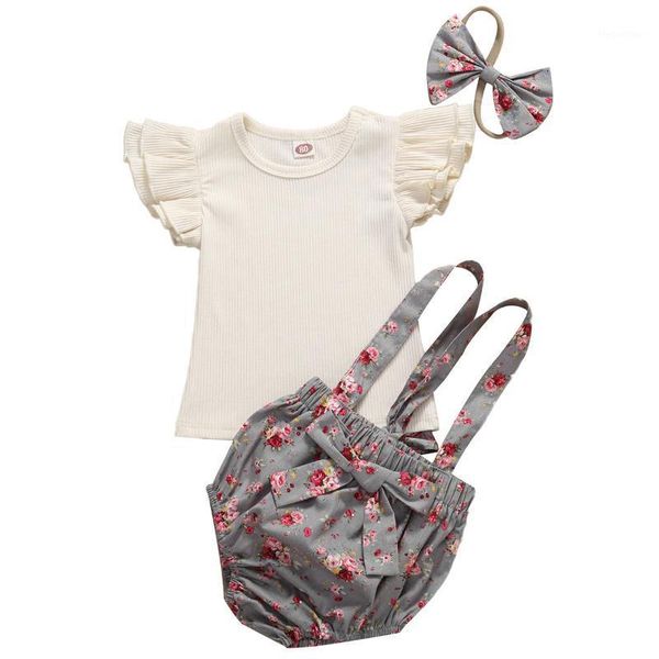 clothing sets baby girls outfit sleeve t-shirt floral print suspender shorts bow headwear set summer casual round collar with shorts1, White
clothing sets baby girls outfit sleeve t-shirt floral print suspender shorts bow headwear set summer casual round collar with shorts1, White
