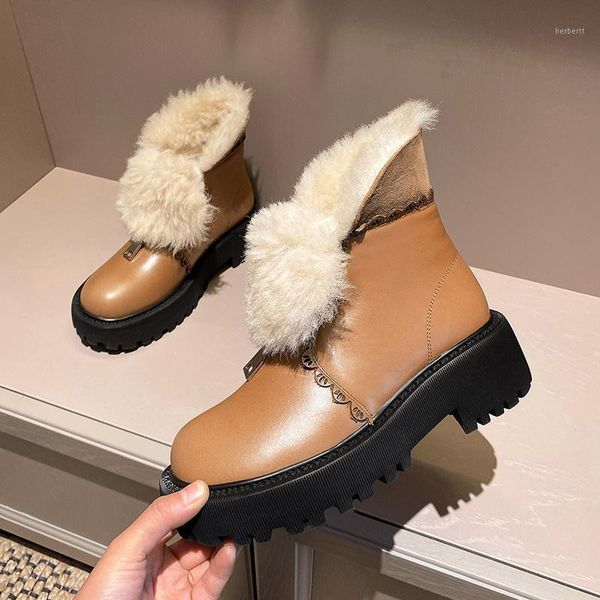 boots real leather women snow warm fur winter shoes woman wool plush fashion platform boot high heel footwear cowhide1, Black
boots real leather women snow warm fur winter shoes woman wool plush fashion platform boot high heel footwear cowhide1, Black