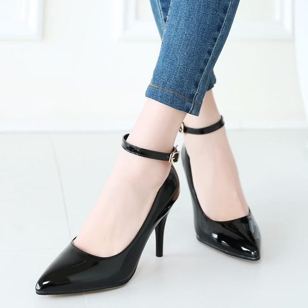 big size 11 12 13 14 15 16 ladies high heels women shoes woman pumps pointed package the heel cingulate fine with single shoes, Black
big size 11 12 13 14 15 16 ladies high heels women shoes woman pumps pointed package the heel cingulate fine with single shoes, Black