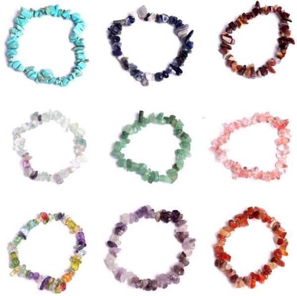 healing crystal sodalite chip 18 colors stretch natural mixed gemstone chakra fashion bracelet lover bangle4csz, Black
healing crystal sodalite chip 18 colors stretch natural mixed gemstone chakra fashion bracelet lover bangle4csz, Black