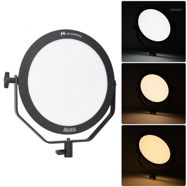 falconeyes ring light led studio video soft light dimmable 3000-5600k 28w stepless touch lcd led round pgraphy lamp so-28td1
falconeyes ring light led studio video soft light dimmable 3000-5600k 28w stepless touch lcd led round pgraphy lamp so-28td1