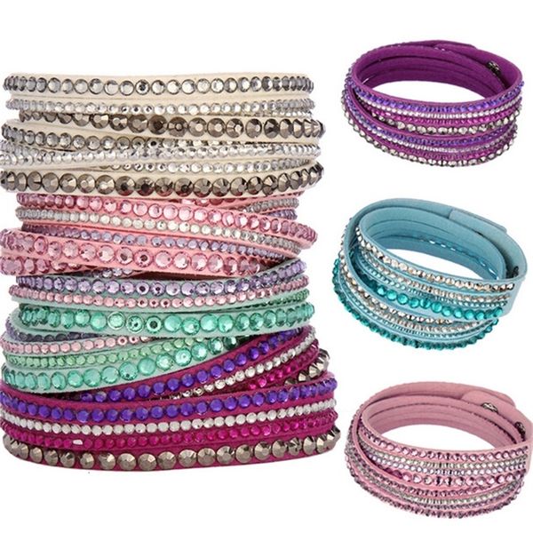 multilayer bracelets deluxe leather wrap fashion new slake charm bangles with sparkling crystal women sandy beach fine j5dmn
multilayer bracelets deluxe leather wrap fashion new slake charm bangles with sparkling crystal women sandy beach fine j5dmn