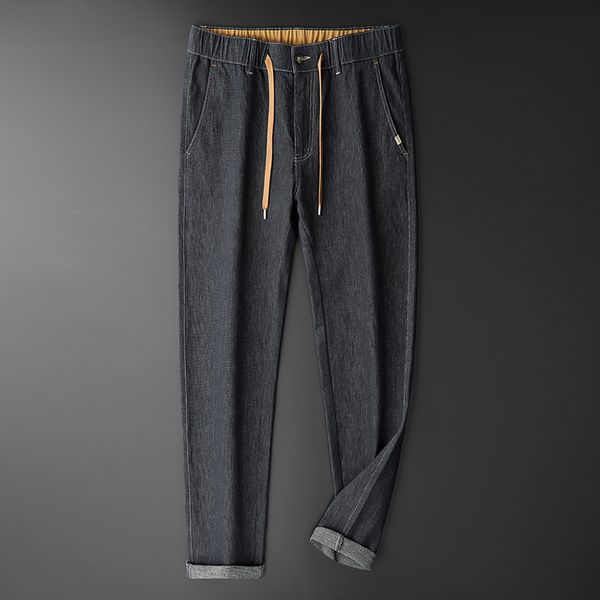 browon 2020 autumn new jeans men loose thick harem denim trousers zip straight elastic waist casual men designer jeans for men q0105, Black;white
browon 2020 autumn new jeans men loose thick harem denim trousers zip straight elastic waist casual men designer jeans for men q0105, Black;white
