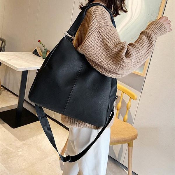 shoulder bags black pu leather women's handbag fashion casual bag large capacity ladies tote messenger women
shoulder bags black pu leather women's handbag fashion casual bag large capacity ladies tote messenger women