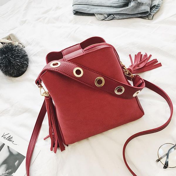 shoulder bags bag women 2021 fashion bucket women's versatile tassel frosted simple messenger
shoulder bags bag women 2021 fashion bucket women's versatile tassel frosted simple messenger