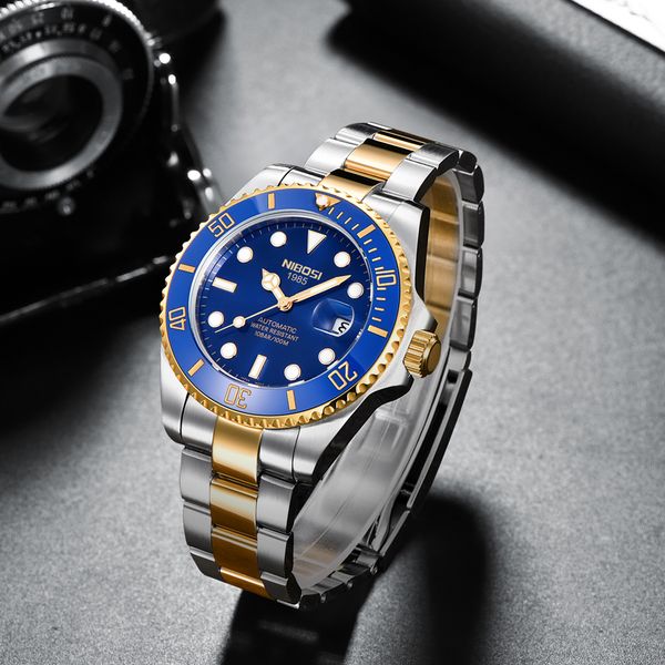 nibosi luxury automatic watch men self winding sapphire dial waterproof sport tourbillon mechanical wristwatch relogio masculino, Slivery;brown
nibosi luxury automatic watch men self winding sapphire dial waterproof sport tourbillon mechanical wristwatch relogio masculino, Slivery;brown