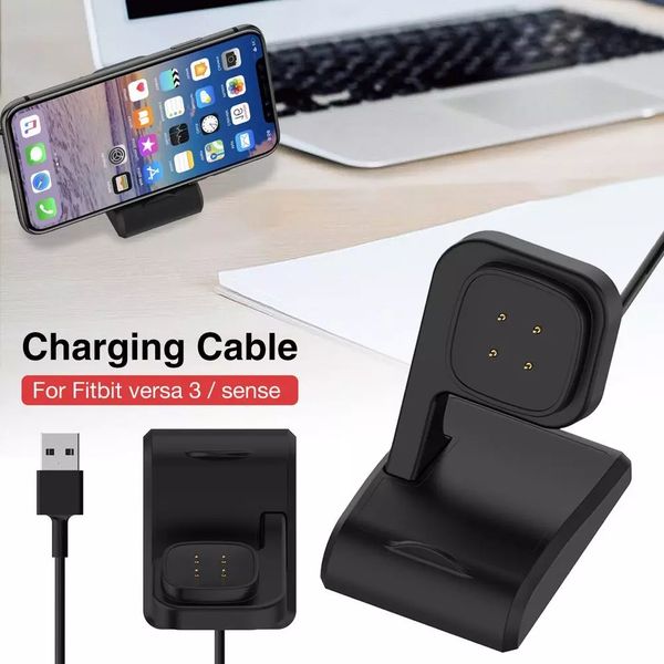 new 1m usb charger charging dock cradle station black for fitbit versa3 / sence smartwatch chager stand replacement accessories
new 1m usb charger charging dock cradle station black for fitbit versa3 / sence smartwatch chager stand replacement accessories