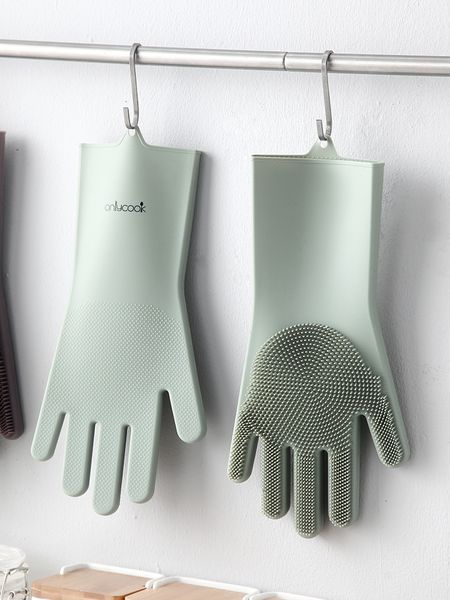 onlycook thickened silicone dishwashing kitchen washing pot household waterproof hand brush bowl artifact rubber gloves
onlycook thickened silicone dishwashing kitchen washing pot household waterproof hand brush bowl artifact rubber gloves