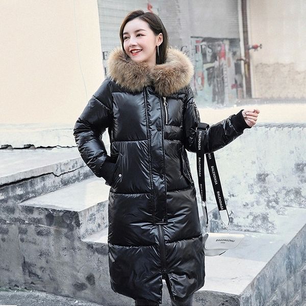 2020 winter long jacket women fur hooded cotton padded coat puffer outwear womens fashion slim parkas #js9c, Black
2020 winter long jacket women fur hooded cotton padded coat puffer outwear womens fashion slim parkas #js9c, Black