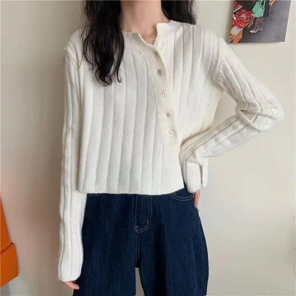 knitted sweater women thin soft crew neck casual button short knit sweater jumper female fashion chic causal, White
knitted sweater women thin soft crew neck casual button short knit sweater jumper female fashion chic causal, White