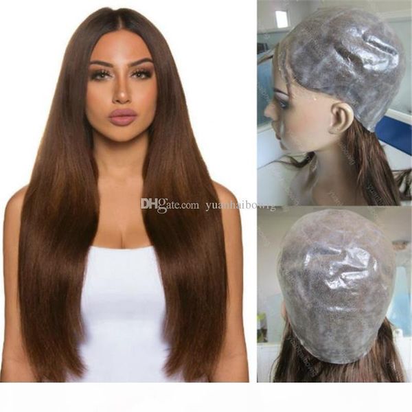 full pu wig brazilian virgin human hair color 4 brown thin skin wig ing, Black;brown
full pu wig brazilian virgin human hair color 4 brown thin skin wig ing, Black;brown