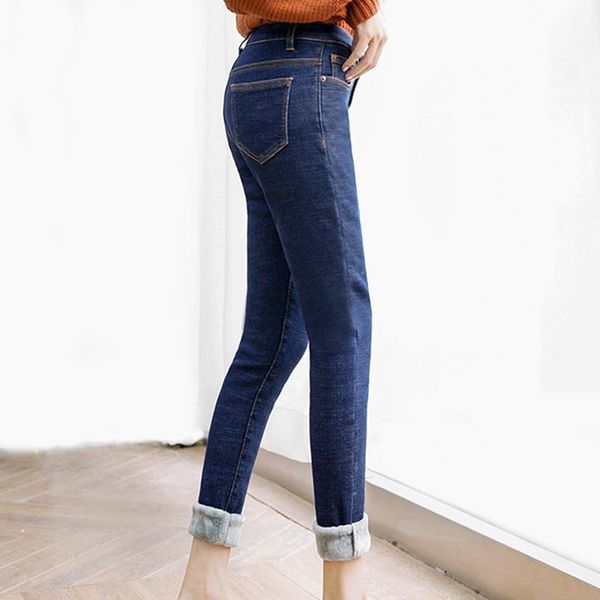 my jeans women solid color winter adults high waisted fleece lined jeggings with pockets warm pants pantalon mujer, Blue
my jeans women solid color winter adults high waisted fleece lined jeggings with pockets warm pants pantalon mujer, Blue