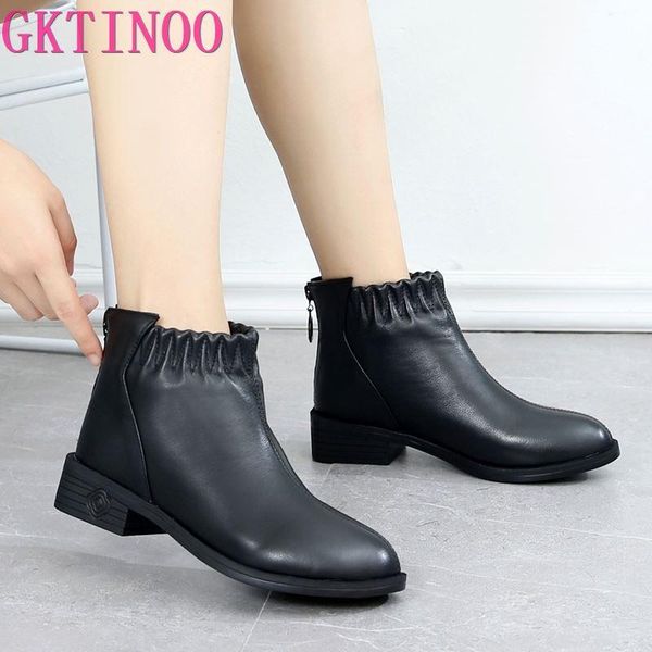 gktinoo fashion women boots autumn boots genuine leather ankle 2020 winter warm fur plush women shoes big size 43, Black
gktinoo fashion women boots autumn boots genuine leather ankle 2020 winter warm fur plush women shoes big size 43, Black