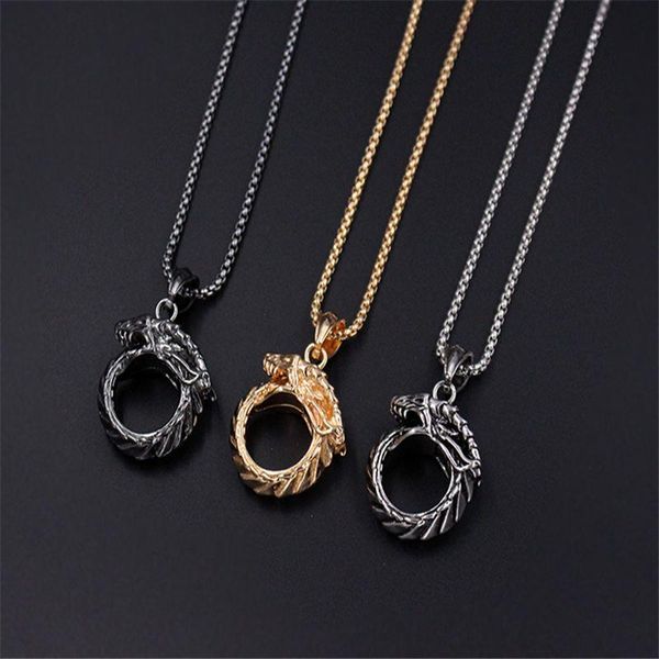 chains nordic vikings dragon biting tail animal amulet talisman pendant drop 2021 arrivals necklaces, Silver
chains nordic vikings dragon biting tail animal amulet talisman pendant drop 2021 arrivals necklaces, Silver