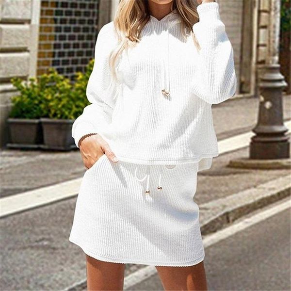 women's tracksuits women sets drawstring autumn white long sleeve hooded pullovers sweatshirt pocket mini skirt two piece lace up and, Gray
women's tracksuits women sets drawstring autumn white long sleeve hooded pullovers sweatshirt pocket mini skirt two piece lace up and, Gray