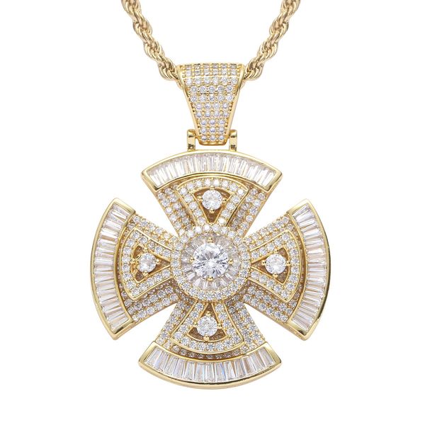 hip hop micro paved 3a cubic zirconia bling ice out rotatable spinner cross rotating fower pendants necklaces for men rapper jewelry, Silver
hip hop micro paved 3a cubic zirconia bling ice out rotatable spinner cross rotating fower pendants necklaces for men rapper jewelry, Silver
