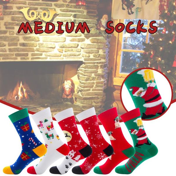 men's socks x4# autumn and winter cotton funny animals white crocodile christmas elk print man woman sock gift, Black
men's socks x4# autumn and winter cotton funny animals white crocodile christmas elk print man woman sock gift, Black