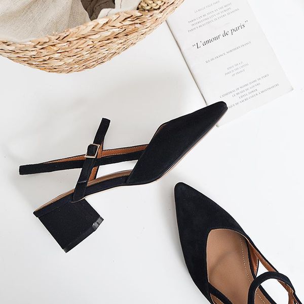summer women sandals pointed toe woman sandals high heels shoes square heeled slides outside ladies size 41 42 431, Black
summer women sandals pointed toe woman sandals high heels shoes square heeled slides outside ladies size 41 42 431, Black