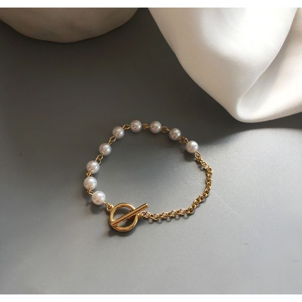 trendy jewelry simulited pearl bracelet sweet korean temperament golden plating chain bracelet for girl student party gifts f wmtmuj, Black
trendy jewelry simulited pearl bracelet sweet korean temperament golden plating chain bracelet for girl student party gifts f wmtmuj, Black