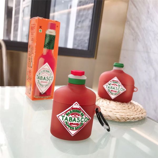 for airpods case silicone 3d funny tabasco bottle for air pods 2 case soft wireless charging box for airpods pro 3 case luxury
for airpods case silicone 3d funny tabasco bottle for air pods 2 case soft wireless charging box for airpods pro 3 case luxury