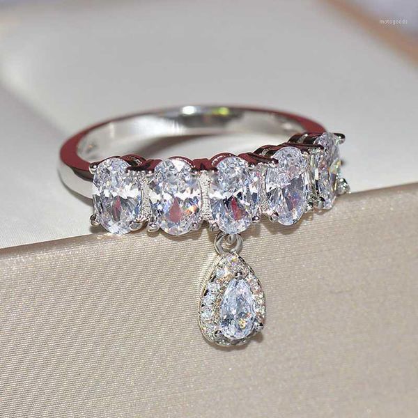 wedding rings uilz female crystal white ring luxury drop water heart engagement vintage bridal for women1, Slivery;golden
wedding rings uilz female crystal white ring luxury drop water heart engagement vintage bridal for women1, Slivery;golden
