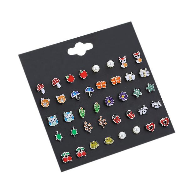 lovely animal and fruit combination set earrings female pearl jewelry 2021 new girls wholesale, Golden;silver
lovely animal and fruit combination set earrings female pearl jewelry 2021 new girls wholesale, Golden;silver