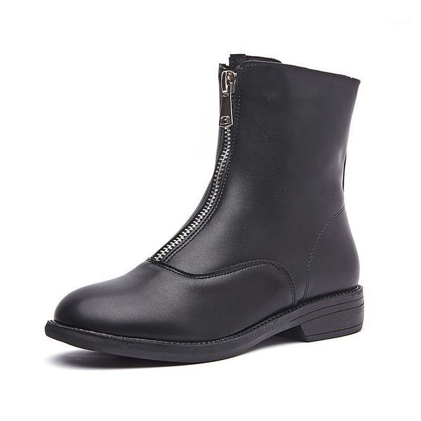 2020 new arrival low heels ankle boots for women pu leather summer boots zip round toe gladiator punk shoes woman1, Black
2020 new arrival low heels ankle boots for women pu leather summer boots zip round toe gladiator punk shoes woman1, Black