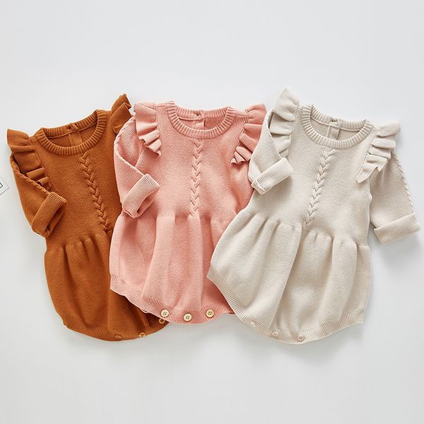 2021 newborn girls knitted romper clothes cotton woolen rompers ruffle infant baby boys jumpsuit q1215, Blue
2021 newborn girls knitted romper clothes cotton woolen rompers ruffle infant baby boys jumpsuit q1215, Blue