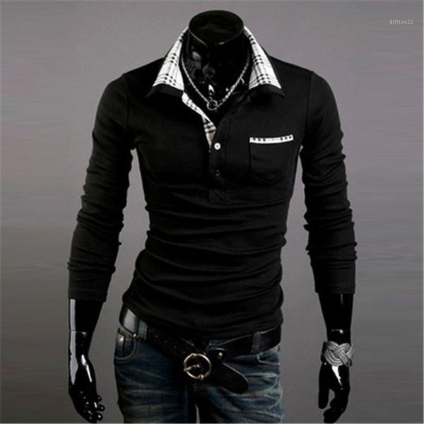men's polos autumn 2021 long sleeved slim neck lapel shirt size:,m~2xl1, White;black
men's polos autumn 2021 long sleeved slim neck lapel shirt size:,m~2xl1, White;black