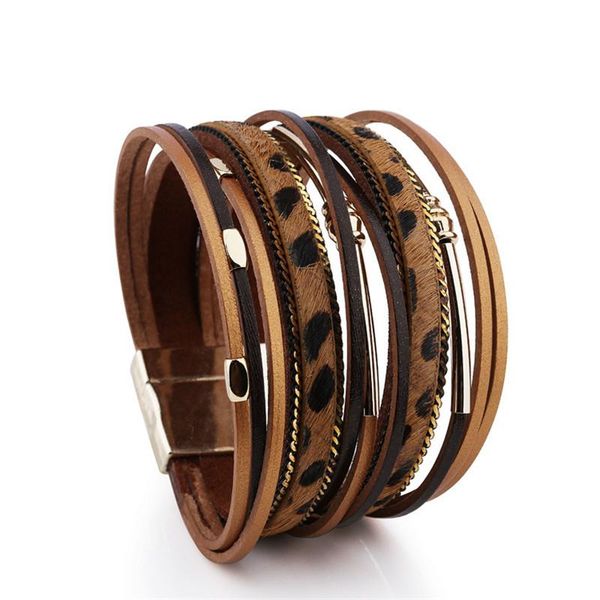 2020 latest leopard leather bracelets for women femme bracelets & bangles faux fur wide multilayer wrap bracelet female jewelry, Golden;silver
2020 latest leopard leather bracelets for women femme bracelets & bangles faux fur wide multilayer wrap bracelet female jewelry, Golden;silver