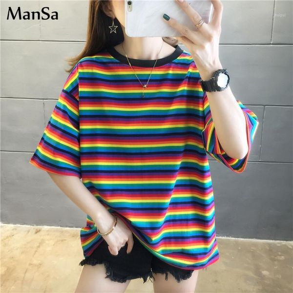 women funny stripe print tshirt short sleeve long t-shirts harajuku cute t shirt casual oversized student summer white tees1
women funny stripe print tshirt short sleeve long t-shirts harajuku cute t shirt casual oversized student summer white tees1