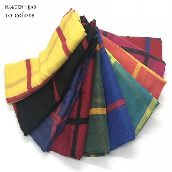 scarves colorful plaid hijab grid women and shawl soft fashion muslim floral scarfs islamic hijabs 10pcs/lot, Blue;gray
scarves colorful plaid hijab grid women and shawl soft fashion muslim floral scarfs islamic hijabs 10pcs/lot, Blue;gray