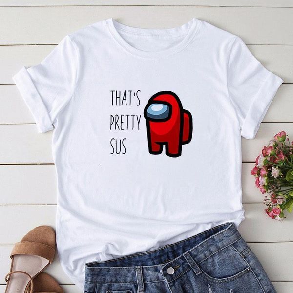 2020 summer new game among us t shirt women kawaii cartoon graphic tee harajuku t-shirt fashion tshirt female clothing, White
2020 summer new game among us t shirt women kawaii cartoon graphic tee harajuku t-shirt fashion tshirt female clothing, White
