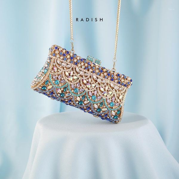 evening bags diamond-encrusted dress women's handbag chain designer bag clutch handbags