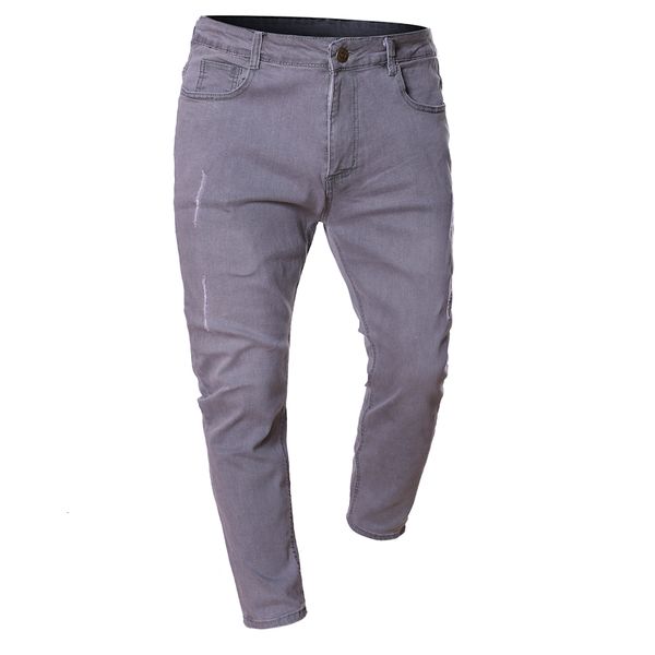 spring and autumn new european size men's grey business casual slim denim jeans for men, Blue
spring and autumn new european size men's grey business casual slim denim jeans for men, Blue