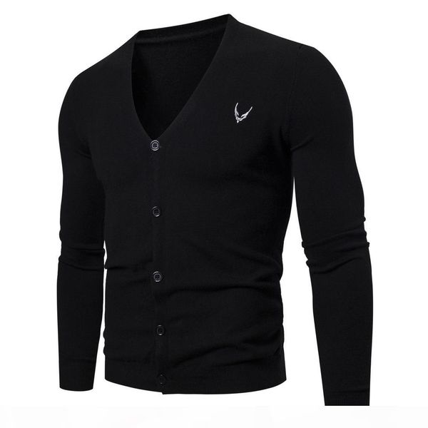 cardigan grey pull homme korean clothes fashion brand men embroidery v-neck knitwear slim casual business sweater mx200711, White;black
cardigan grey pull homme korean clothes fashion brand men embroidery v-neck knitwear slim casual business sweater mx200711, White;black
