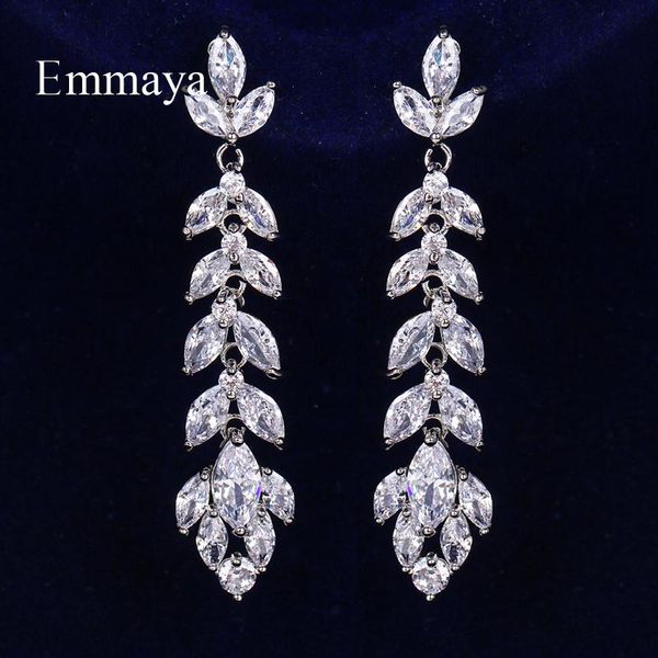 emmaya fashion design white long earring branch shape full of cubic zircon elegant jewelry women fashion dress-up in dinner, Golden;silver
emmaya fashion design white long earring branch shape full of cubic zircon elegant jewelry women fashion dress-up in dinner, Golden;silver