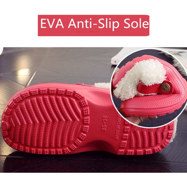 women's home winter clogs indoor fur warm slippers sandals for women new fashion footwear flip flops mule slides 201203, Black
women's home winter clogs indoor fur warm slippers sandals for women new fashion footwear flip flops mule slides 201203, Black