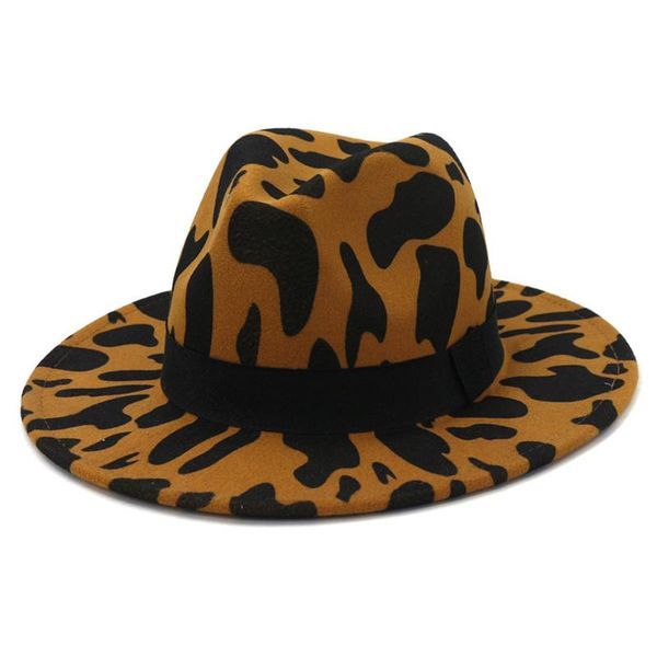 cow print felt fedora hat women men wide brim hats cap man jazz panama hat lover caps mens trilby autumn winter fashion accessories new, Blue;gray
cow print felt fedora hat women men wide brim hats cap man jazz panama hat lover caps mens trilby autumn winter fashion accessories new, Blue;gray