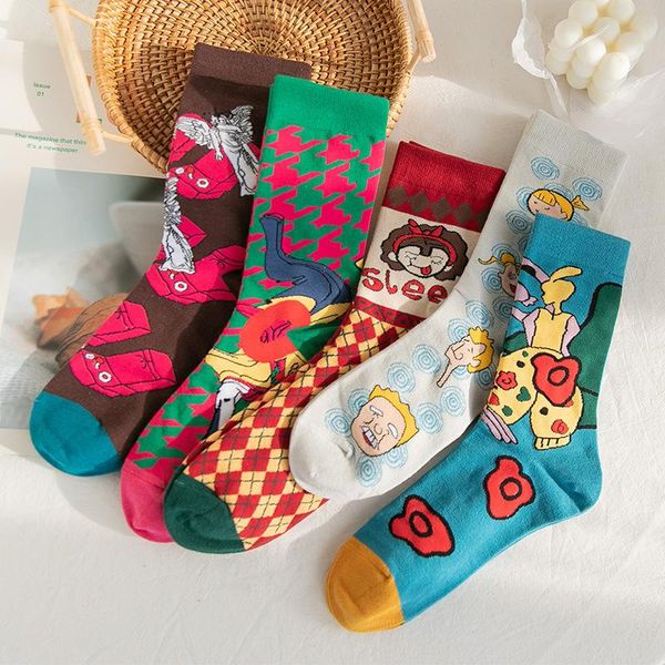 socks & hosiery winter happy women abstract art harajuku colorful cotton couples cute cartoon funny creative girls bear men, Black;white
socks & hosiery winter happy women abstract art harajuku colorful cotton couples cute cartoon funny creative girls bear men, Black;white