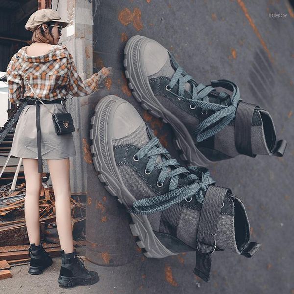 women retro boots breathable high-sports shoes height increased female ankle boots hiking 35-401, Black
women retro boots breathable high-sports shoes height increased female ankle boots hiking 35-401, Black