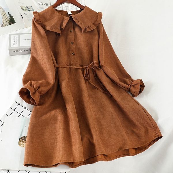 gaganight women autumn winter mini dress new fashion vintage long sleeves sashes button ladies dresses korean chic vestido retro 201008, White;black
gaganight women autumn winter mini dress new fashion vintage long sleeves sashes button ladies dresses korean chic vestido retro 201008, White;black
