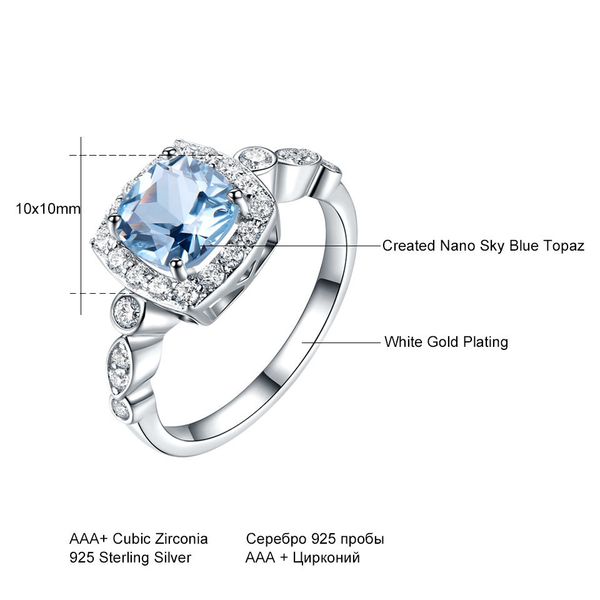 umcho real s925 sterling silver rings for women blue z ring gemstone aquamarine cushion romantic gift engagement jewelry q1214, Golden;silver
umcho real s925 sterling silver rings for women blue z ring gemstone aquamarine cushion romantic gift engagement jewelry q1214, Golden;silver