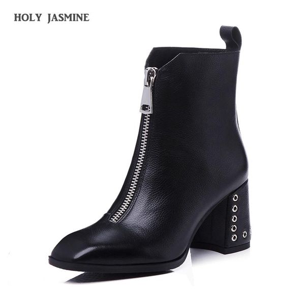 boots 2021 autumn genuine leather black shoes women ankle thick high heel female zip handmade boot
boots 2021 autumn genuine leather black shoes women ankle thick high heel female zip handmade boot