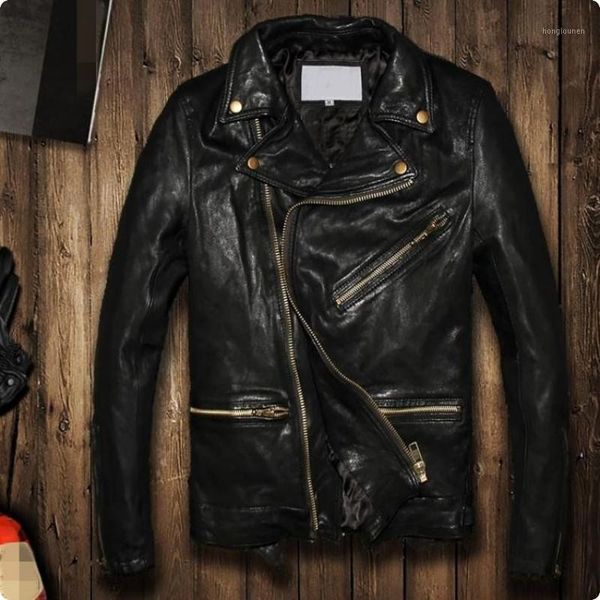 2020 winter european mens 100% real leather jackets sheepskin short slim fit coat zipper biker motorcycle blouson cuir homme1, Black
2020 winter european mens 100% real leather jackets sheepskin short slim fit coat zipper biker motorcycle blouson cuir homme1, Black