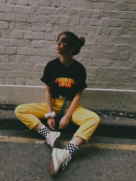hahayule-jbh problem child aesthetic black t-shirt grunge skater printed tee hipsters street style summer top, White
hahayule-jbh problem child aesthetic black t-shirt grunge skater printed tee hipsters street style summer top, White