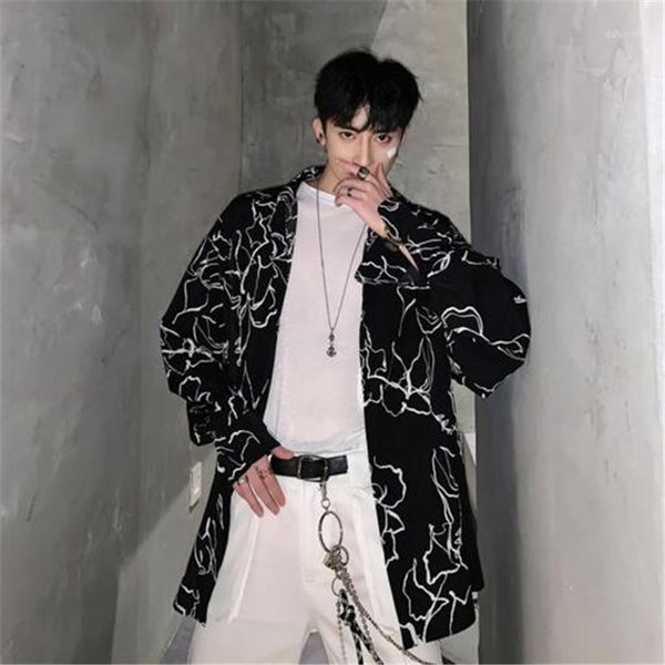 printing bat sleeve harajuku shirt men summer casual loose men shirt hawaiian shirts cardigan coat streetwear camisa masculina1, White;black
printing bat sleeve harajuku shirt men summer casual loose men shirt hawaiian shirts cardigan coat streetwear camisa masculina1, White;black