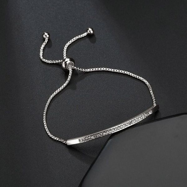 charm bracelets 3 colors fashion rhinestone for women crystal thin chain adjustable bracelet bangles minimalist jewelry, Golden;silver
charm bracelets 3 colors fashion rhinestone for women crystal thin chain adjustable bracelet bangles minimalist jewelry, Golden;silver