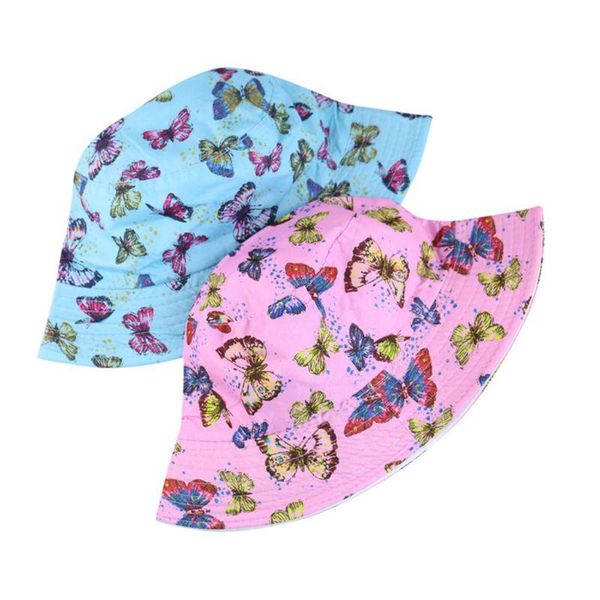 wide brim hats cotton fisherman hat butterfly printing breathable beach bucket round sunscreen cap, Blue;gray
wide brim hats cotton fisherman hat butterfly printing breathable beach bucket round sunscreen cap, Blue;gray