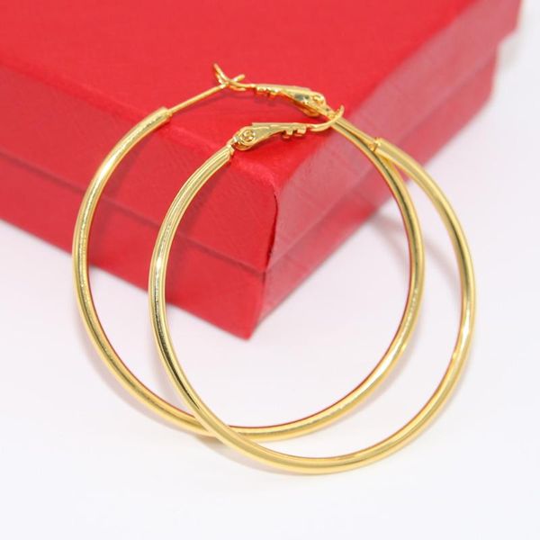 personality hyperbole gold filled minimalist smooth circle hoop earrings for women mother's gift, Golden;silver
personality hyperbole gold filled minimalist smooth circle hoop earrings for women mother's gift, Golden;silver